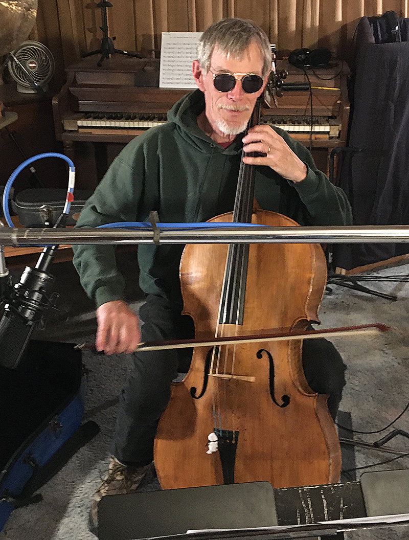 Man playing a cello